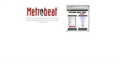 Desktop Screenshot of metrobeat.com