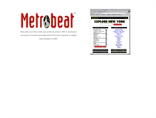 Tablet Screenshot of metrobeat.com